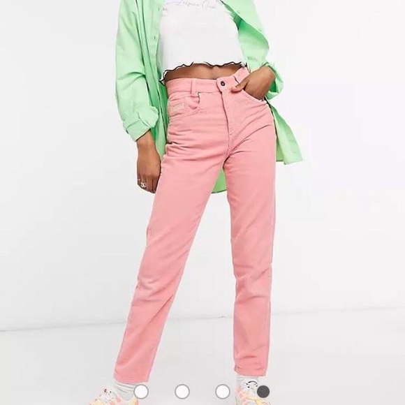 Ragged Priest Pink Corduroy Kickers, sz 32 NWT - Picture 1 of 3